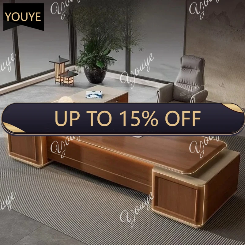 

Q modern Executive Work Desk Table Organizer L Shape Luxury Manager computer Desk standing Gaming tables Office Desk Corner hom