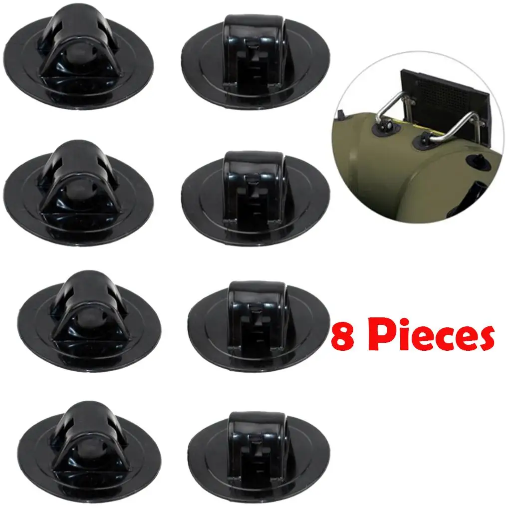 

8Pcs Kayak Fishing Boat Stabilizer Pole Holder Bracket Clamp Keeper Motor Mount
