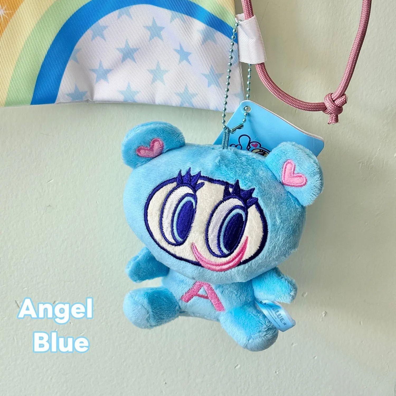 Y2k plush toy Angel Blue Nakamura Kun Pendant Plushtoy Doll Cute Pendant Backpack Bag Doll Toy Pendant  Accessories