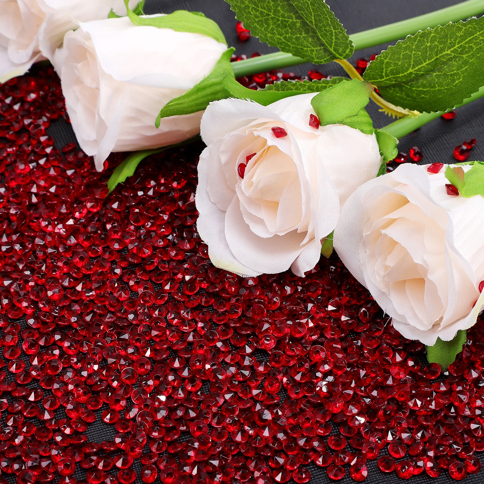 

2000pcs 4.5Mm Acrylic Flatback Rhinestones Bright Color Craft For Nail Art Diy Decorations Wedding Party Home Decor Craft