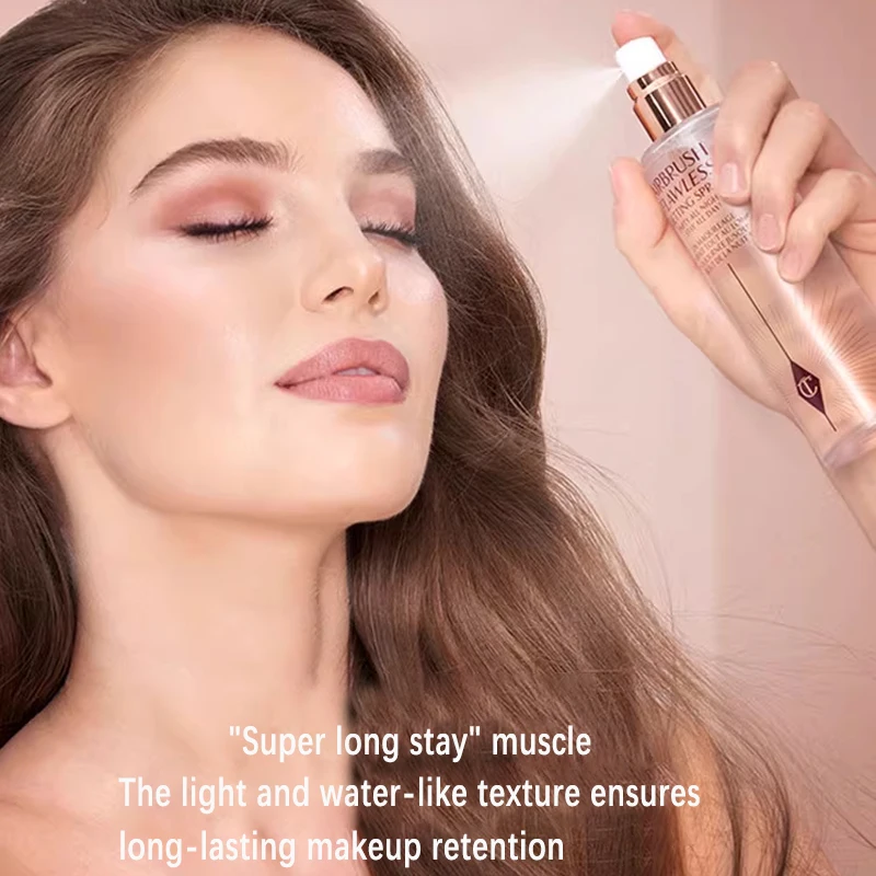 C/T Luxury Makeup Set Pillow Talk Smooth Lipstick Setting Spray Flawless Powder Blush Professional Cosmetics for Flawless Skin