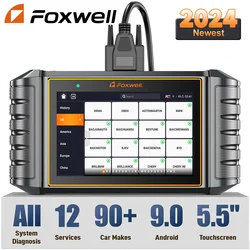 Foxwell-escáner NT726 OBD2 para todos los sistemas, herramientas de diagnóstico de coche, lector de código de registro de batería D.PF, reinicio EPB 12, 2024