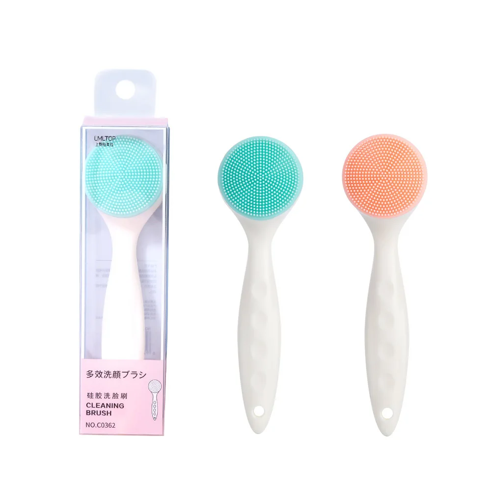 1PC Silicone Face Cleansing Brush Facial Cleanser Blackhead Removal Product Pore Cleaner Exfoliator Face Scrub Brush