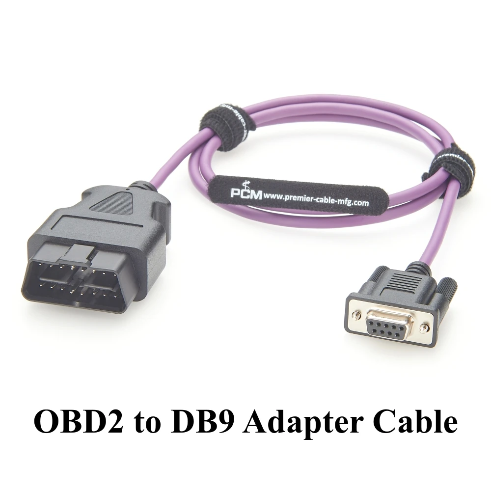 

Кабель-адаптер OBD2 к DB9 CAN-шины OBD-II 16-контактный разъем «папа» на DB9 «мама» Автомобильный диагностический кабель для сканера OBD2, регистратора данных