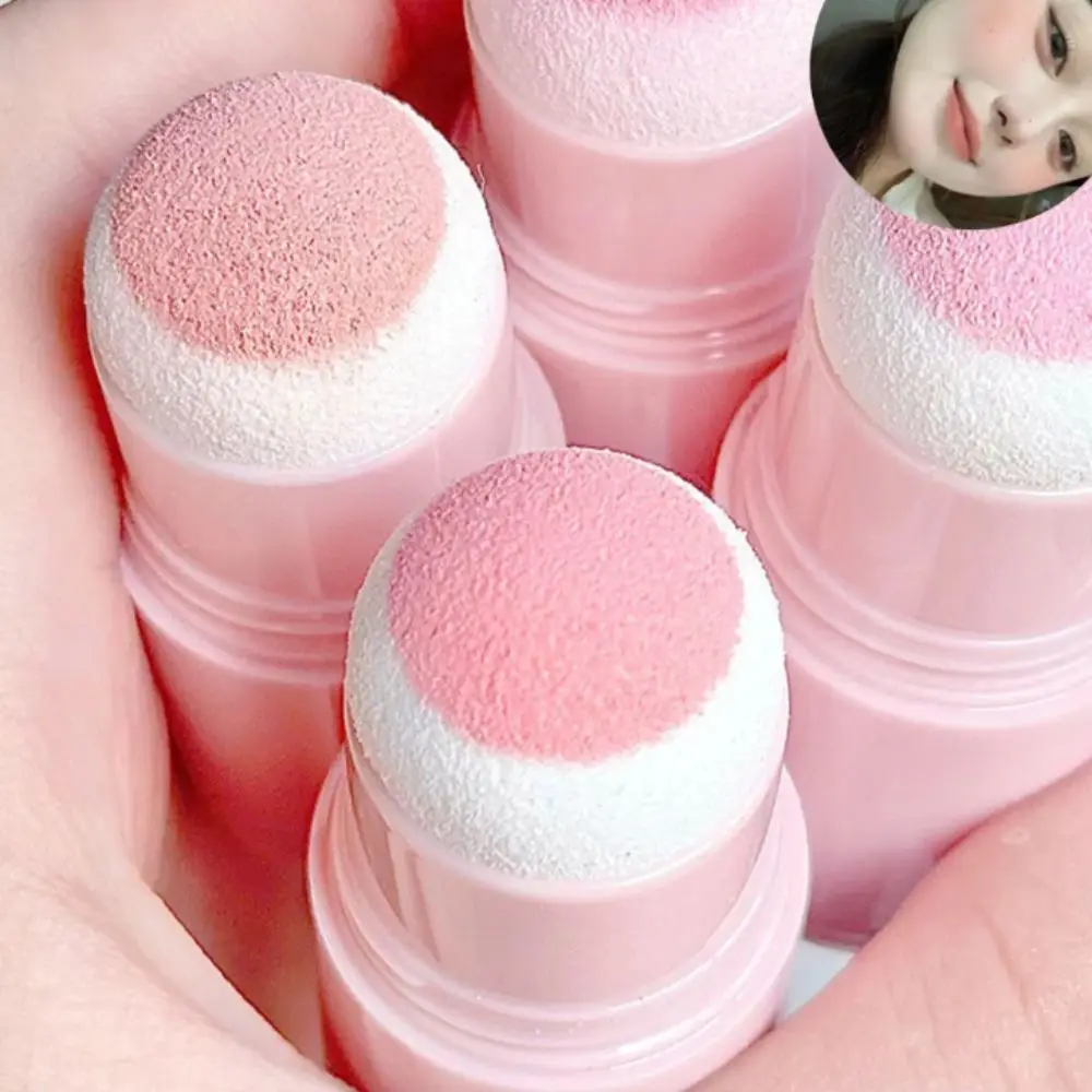 Colorete en barra de 3 colores, colorete facial hidratante mate, brillo facial, tinte para mejillas de larga duración, cosméticos de maquillaje para mujeres