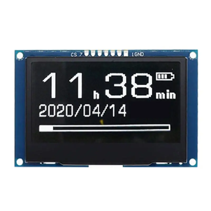 *A99Z 2.42Inch OLED Display Module 128x64, SSD1309 SPI I2C Serial Interface, High Definition LCD Screen White