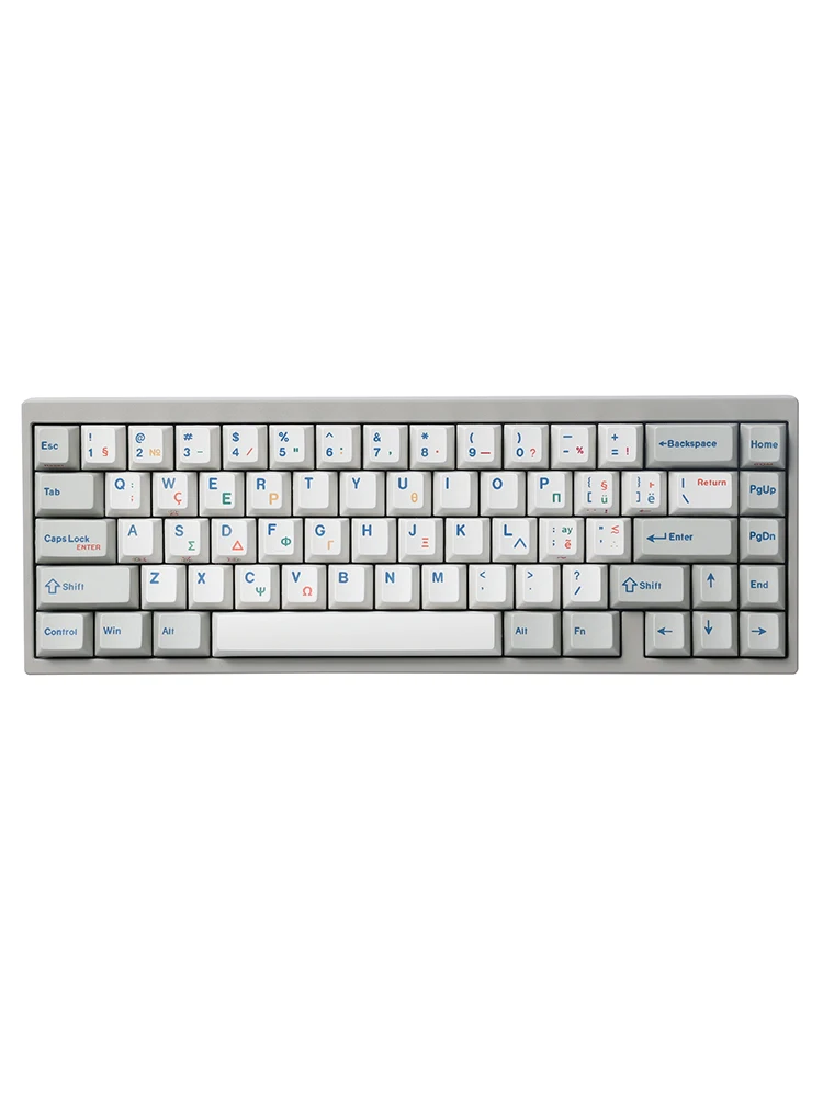 

Custom Mechanical Keyboard PBT Material Cherry Original Highly Sublimated Greek Retro Keycaps