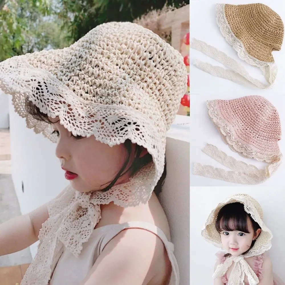 

High Quality Sun Protection Straw Hat Foldable Large Brim Straw Sun Visors UPF 50+ UV Protect Sunshade Hat Women Girls