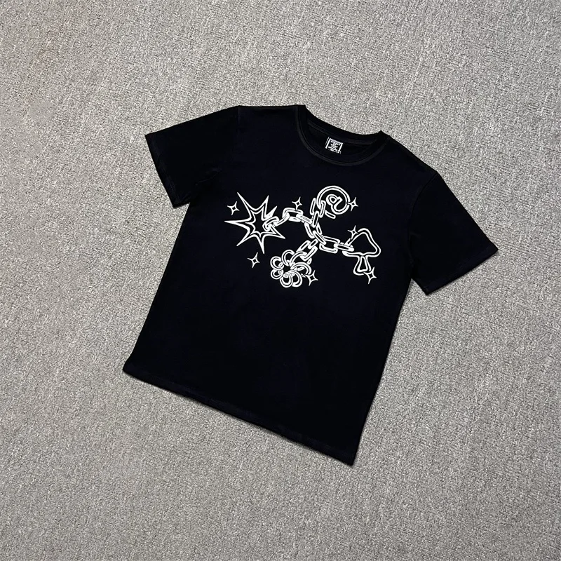 Black Alway Do What You Should Do T-Shirts Men Women 1:1 High Quality ADWYSD Oversized Short Sleeve