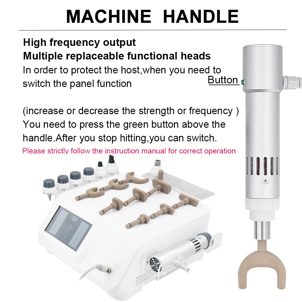 300MJ Shockwave Therapy Machine For Pain Relief Body Massage Muscle Relax Professional Shock Wave Equipment ED Treatment