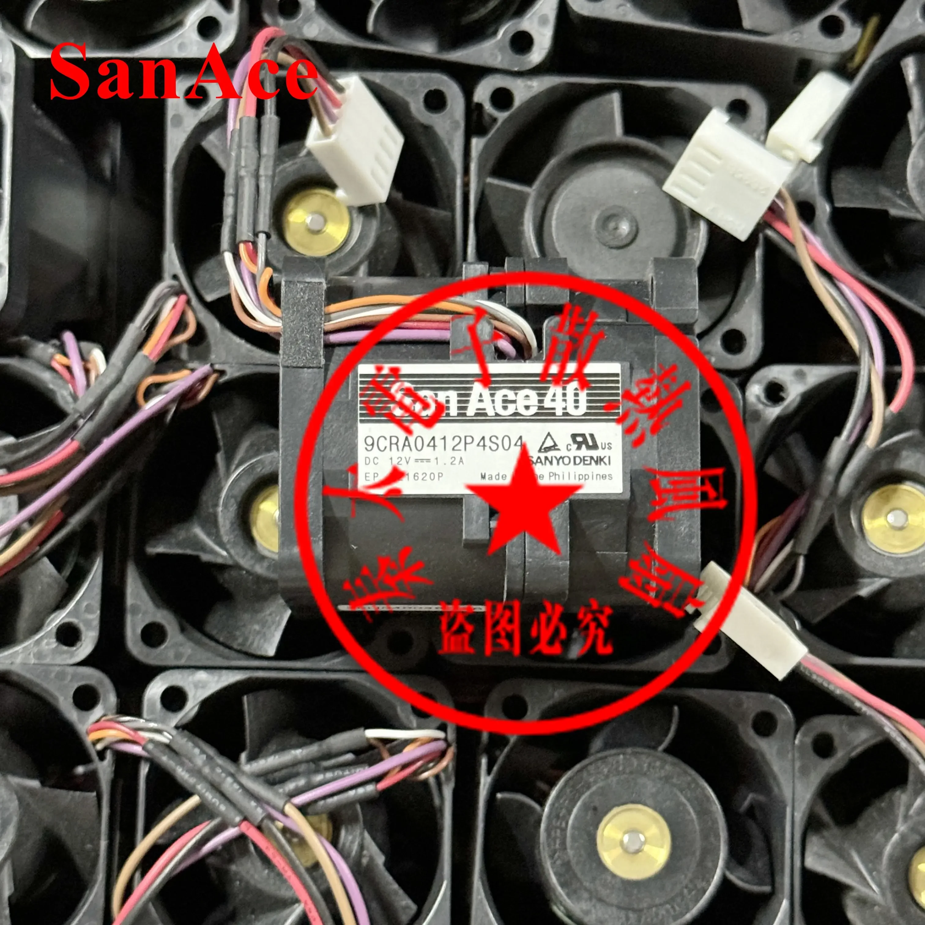 

Ltsf For Sanyo Denki 9CRA0412P5J08 DC 12V 1.4A 40x40x56mm Server Cooling Fan 4cm