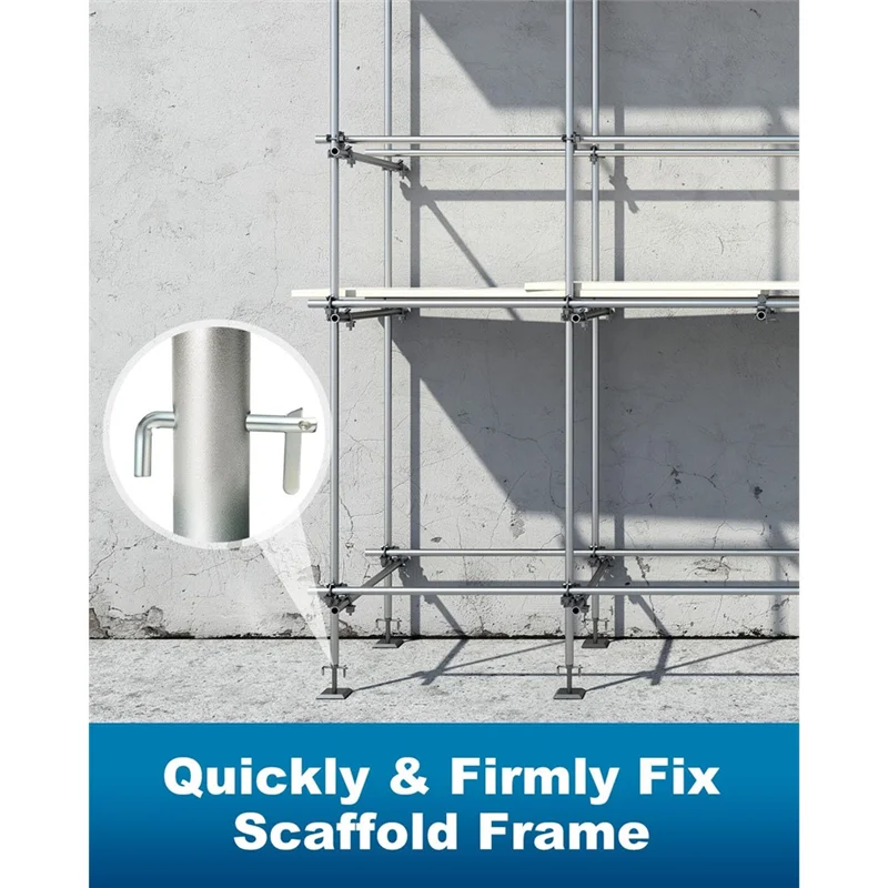 KYCOR-30 Perni a ginocchiera per impalcature in acciaio zincato, perni di bloccaggio in metallo resistente alla ruggine per architettura, installazione di mobili