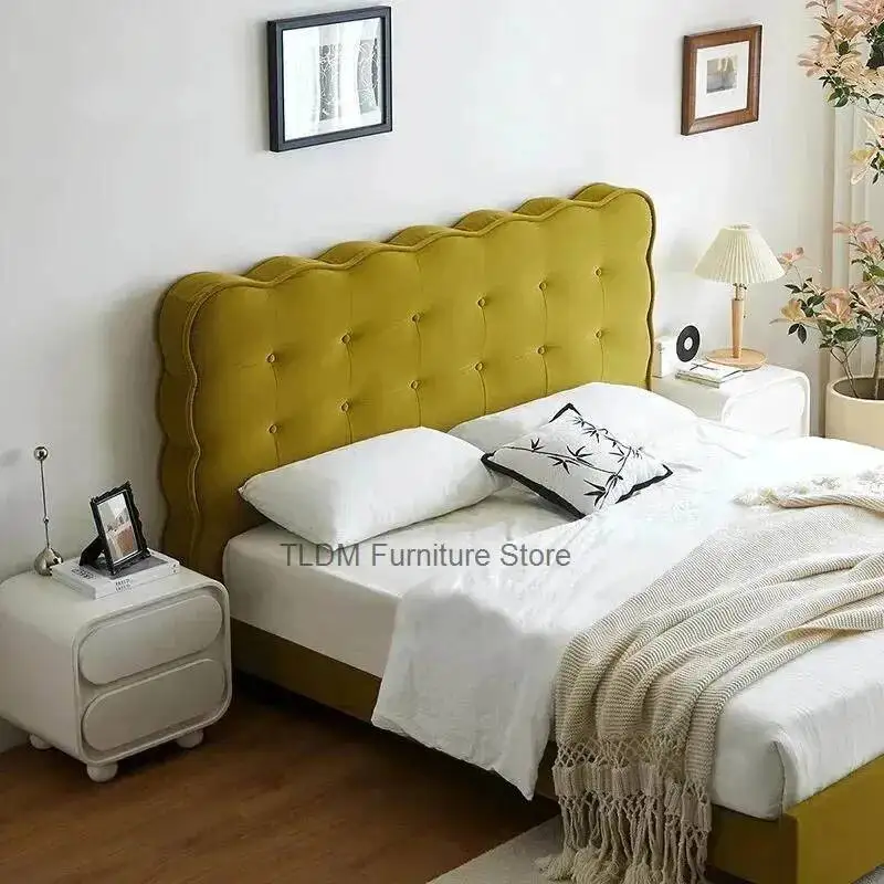 Convenient Chic Headboards for Living Room Cream Style Removable Washable Headboard Modern Minimalist Design Upholstery Guest