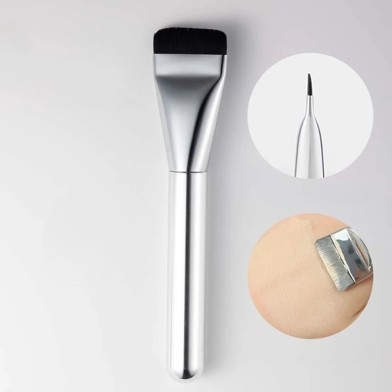 فرشاة كريم أساس كورية رفيعة للغاية ذات رأس مسطح وفرشاة مكياج خفيفة وخاضعة بدون أثر #1