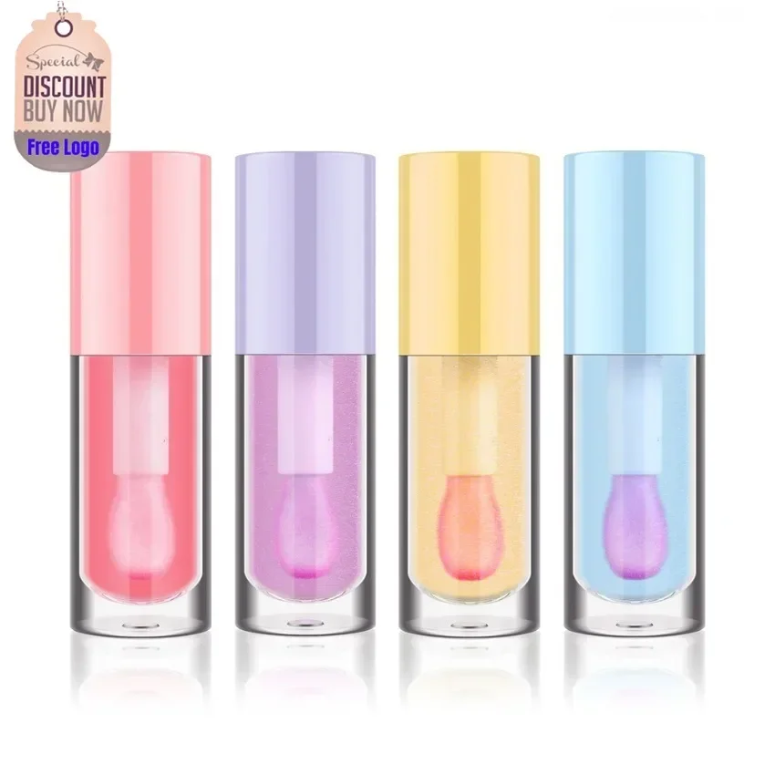 Custom 4colors Macaron Color-changing Liquid Blush Fine Flash Easy To Wear High Pigment Non Sticky Clear Tube Blusher Bulk