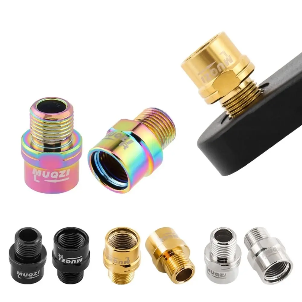 

1 Pair Alloy Pedal Extender 16MM Wear Resistant Bicycle Pedal Extension Bolts Lightweight 9/16 Bike Pedals Adapters Bolt