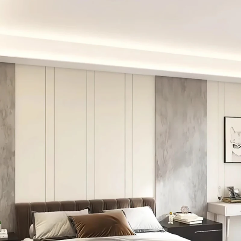 LED Aluminum Profile 1m Top Corner Linear Light Unilateral Upward Wall Washing Lamp Side Bevel Reflector Profile Strip