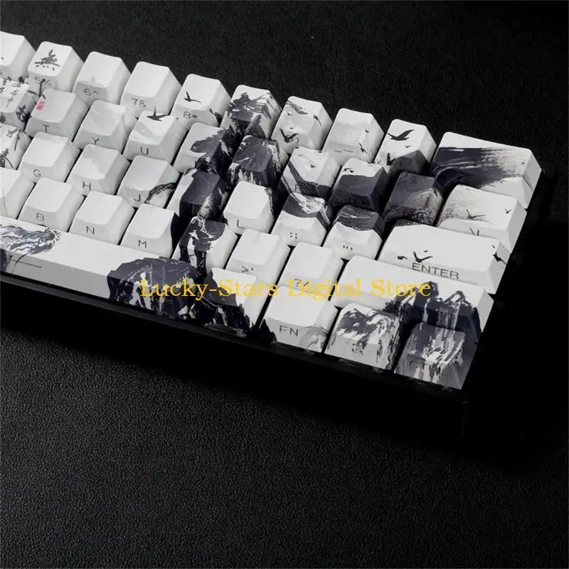 

T3EE 60% 68% ANSI ISOs Layout PBT Original Profile Keycaps With The legends of chusen For 61/64/68 Mechanical Keyboards