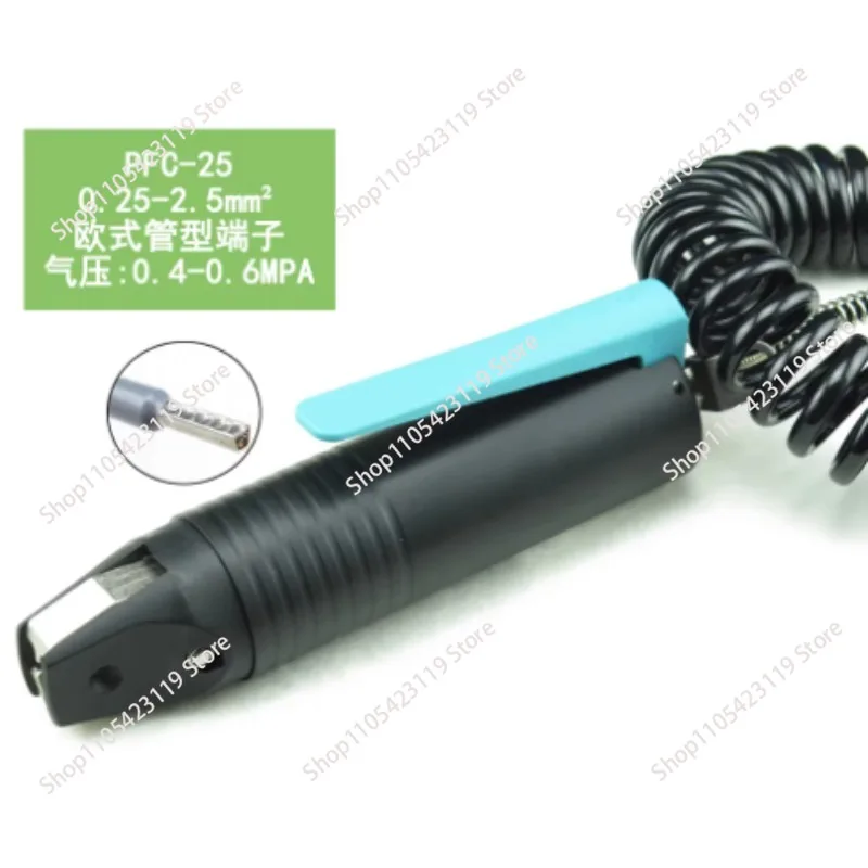 Pneumatic Tubular Terminal Crimping Pliers Terminal Crimping Machine Air Crimper 0.14-2.5mm2 4bar-6bar Y