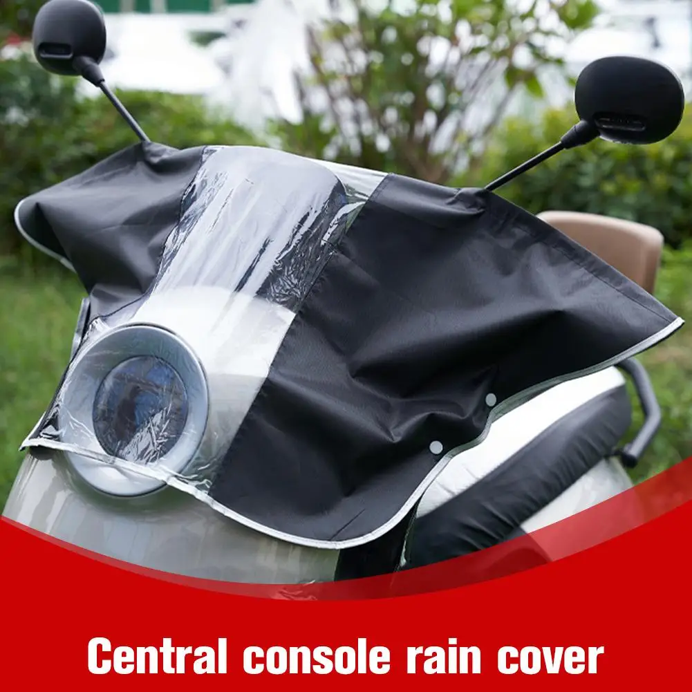 Cubierta Universal para lluvia para cabeza de vehículo eléctrico, mango de viento a prueba de polvo, cubierta para motocicleta, instrumento de Control Central, resistente al agua Pa J9K1