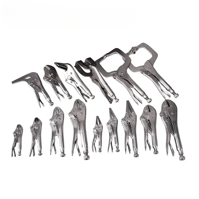Maxpower Woodwork 15pcs locking pliers set vice grip C clamps tool set with Tool Bag