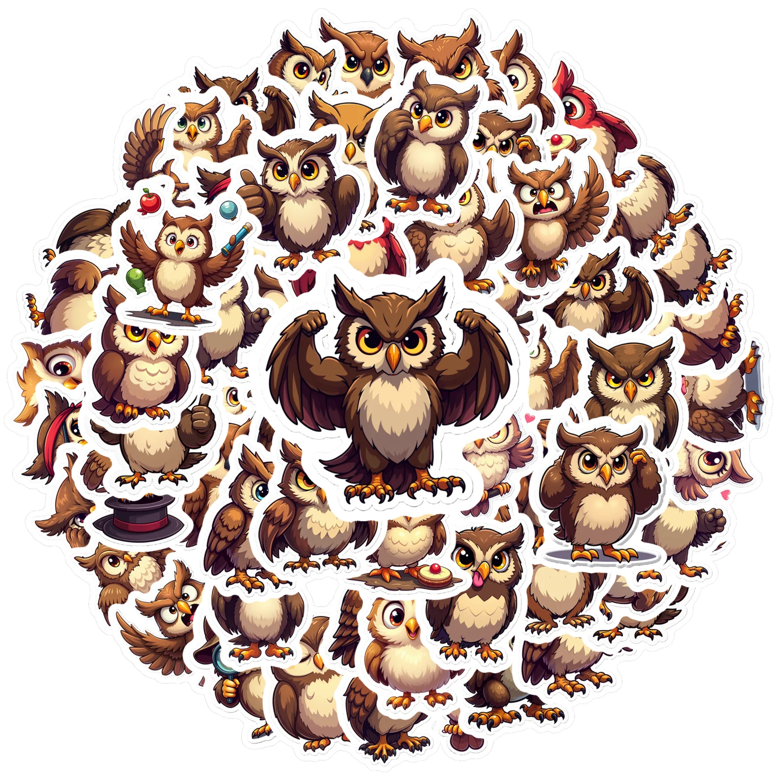 

35pcs-70pcs Whimsical Stickers Cute Stickers Animal Stickers For Laptop Motorcycle Luggage Phone DIY Phone Guitar