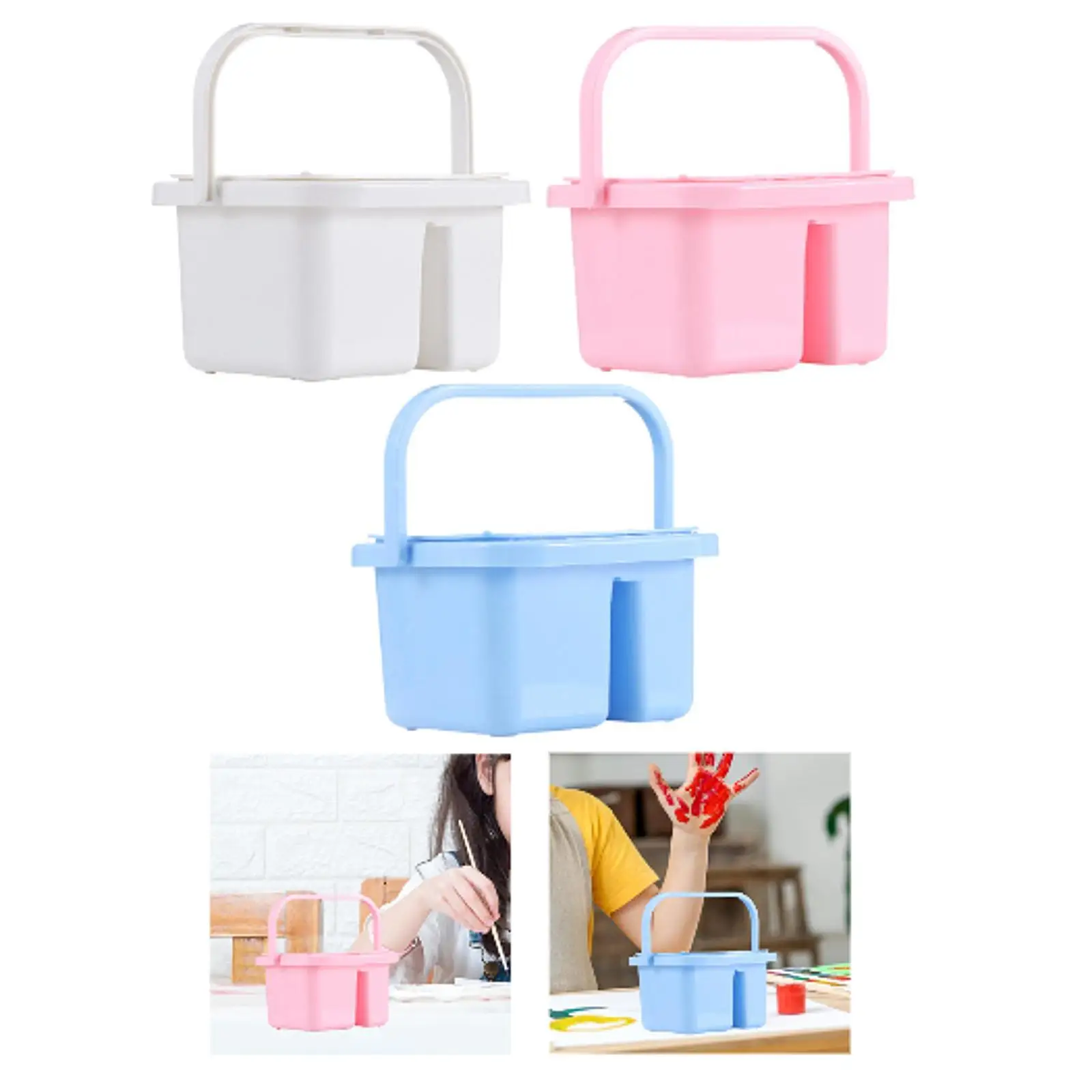 Paint Brush Washer Paint Brush Washing Bucket Pot, Convenient Brush Cleaner