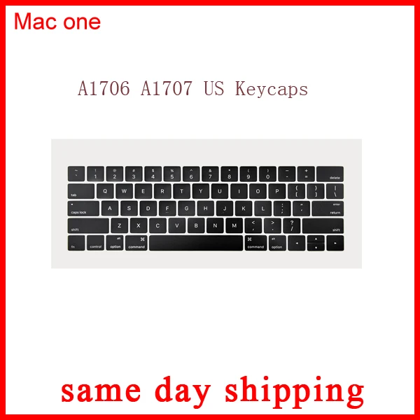 New US UK Spain Italy French Germany Russian Japanese Arabic Keyboard Cap for Apple Macbook 13'' 15'' A1706 A1707 2016 2017