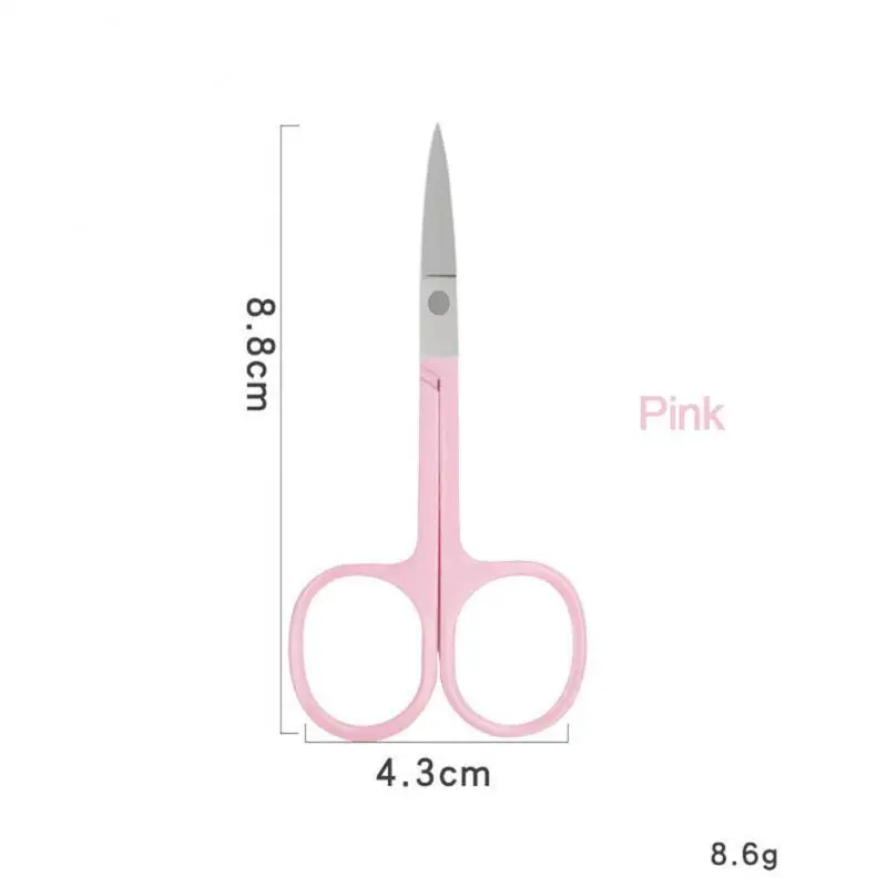 2/4/6PCS Eyebrow Scissor Easy To Use Durable And Long-lasting Time-saving Popular Innovative Bestseller Curved Head Design