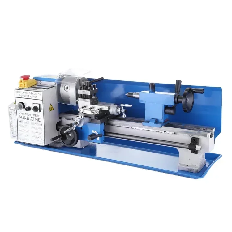 Hot salesCJ18A 7x14 Mini Lathe Blue Accessory Package Readout DRO Infinite Variable Speed