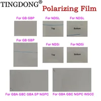 Hoja de película polarizadora para NDS NDSI NDSL GB GBC GBA WSCC NGPC, filtro polarizador, pantalla retroiluminada para resaltar GBA SP, 1-10 Uds.