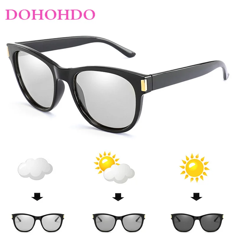 

Men Square Photochromic Sunglasses Mirror Polarized Glasses Female Sports Driving Sun Glasses Outdoor Oversized Eyewear UV400