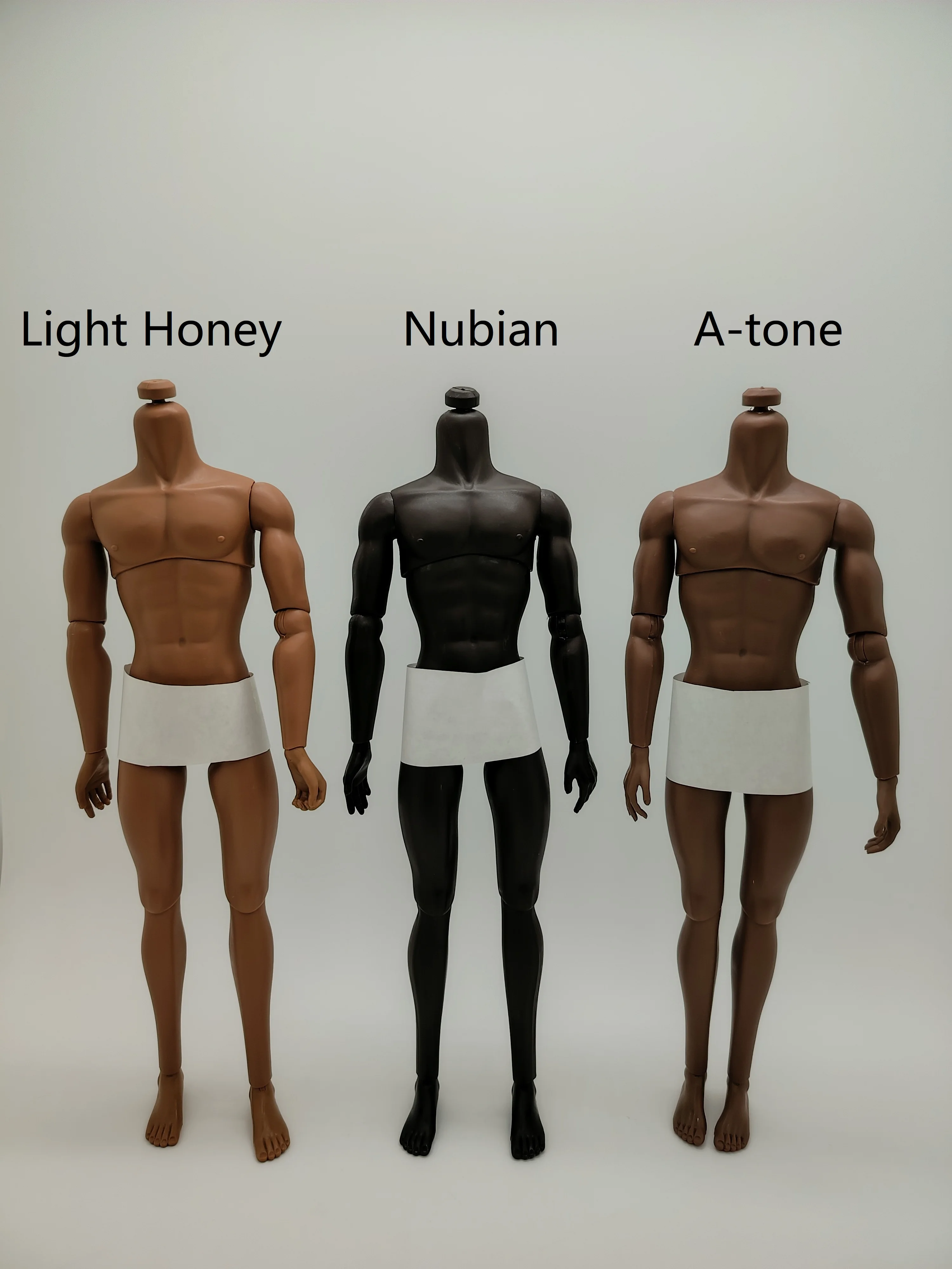 

Fashion Royalty 1/6 Scale Homme1.5 Light Honey Nubian A Tone Skin Male Doll Body