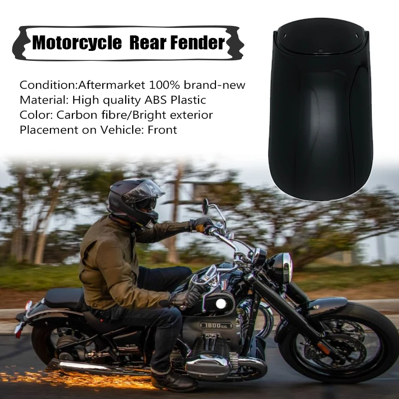 New Motorcycle Accessories Extender Lengthen R18 Front Fender Mudguard Splash Guard Fit For BMW R18 Classic R 18 2021 2022 2023