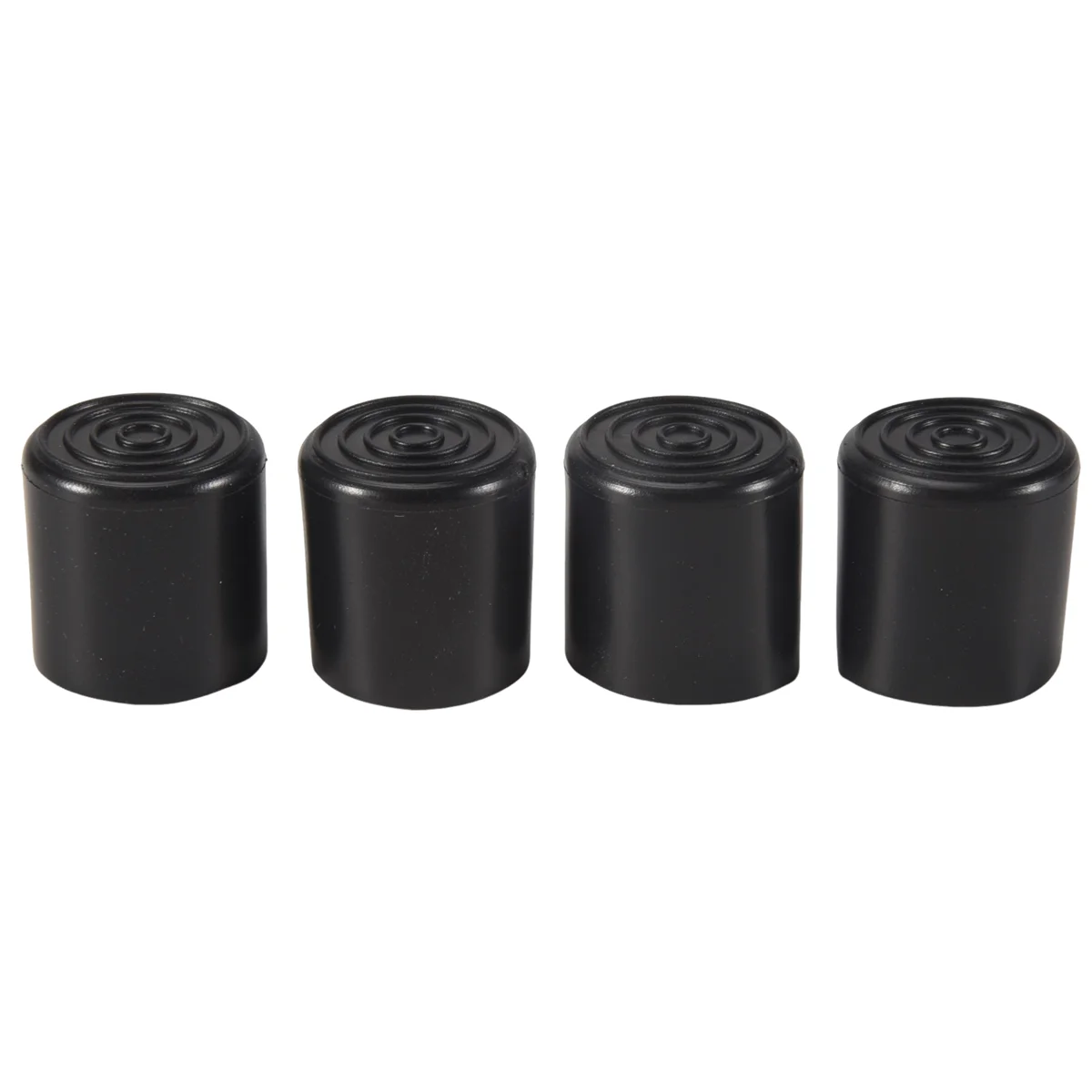 F-3C Rubber Furniture Crutch Feet Stool Chair Leg Tip Pad 4Pcs Black