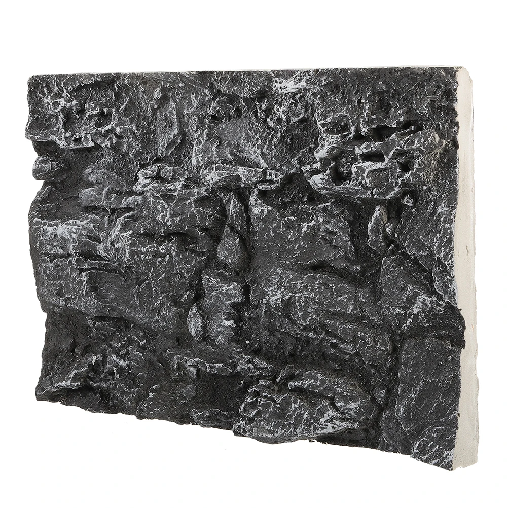

3D Rock Decorative Panels Realistic Texture Durable PU Fish Tank Decor Reptile Terrarium Background Boards Aquarium Accessories