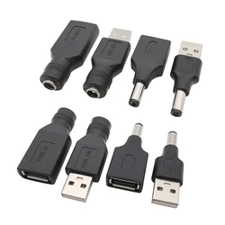 1/2/5Pcs 5.5*2.1mm Female Jack Socket to USB 2.0 Type A Male Plug DC Connector 5V Power Plugs Adapter for Laptop