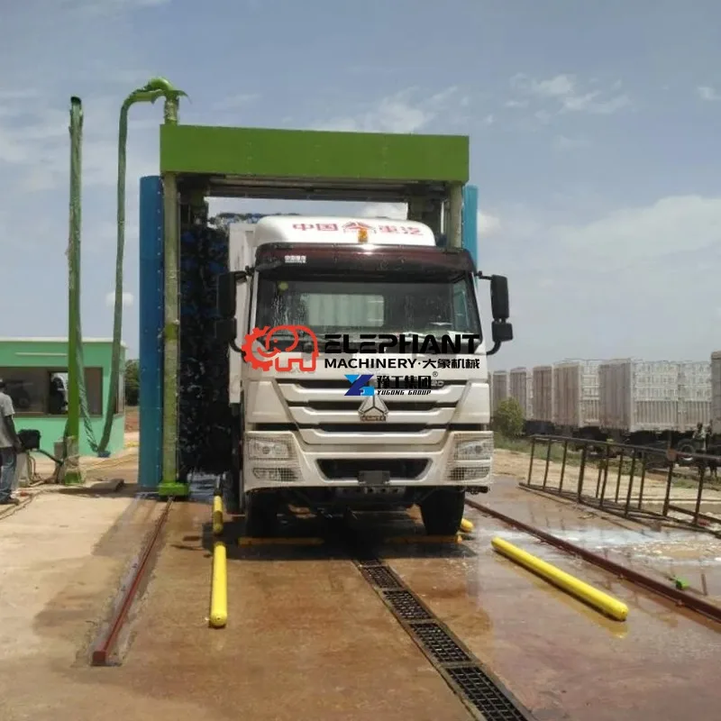 Smart Touch Screen Electric Bus Truck Washing Machine, Automatic Large Vehicle Cleaning Equipment for Car Wash Station