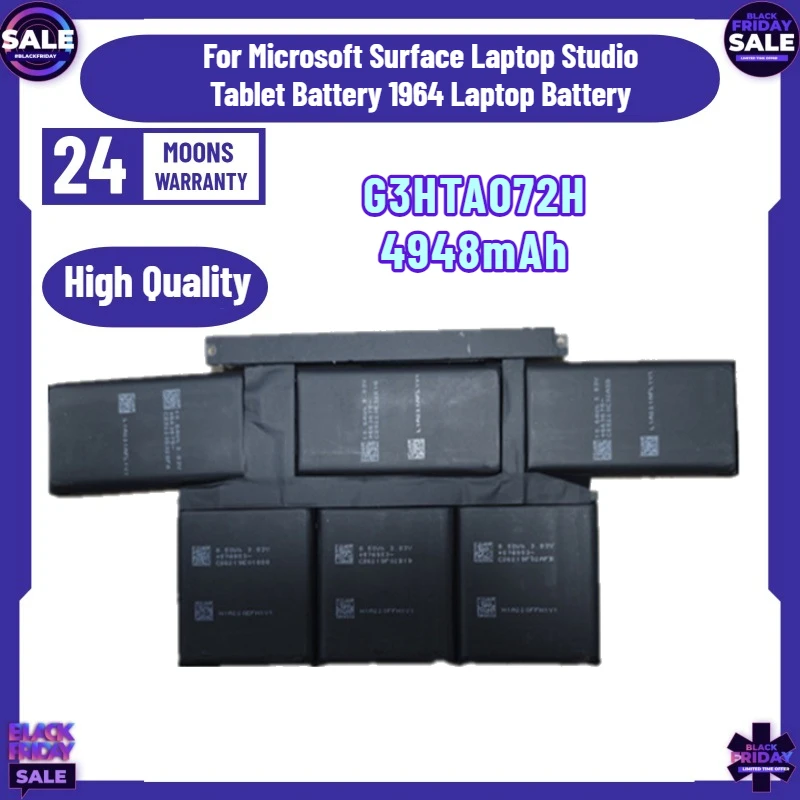 

4948mAh G3HTA072H for Microsoft Surface Laptop Studio Tablet Battery 1964 Laptop Battery