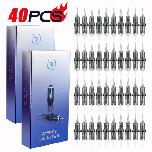 40 Uds cartuchos de tatuaje agujas desechables revolución estéril cartuchos de señor seguro para máquinas de tatuajes maquillaje cuerpo