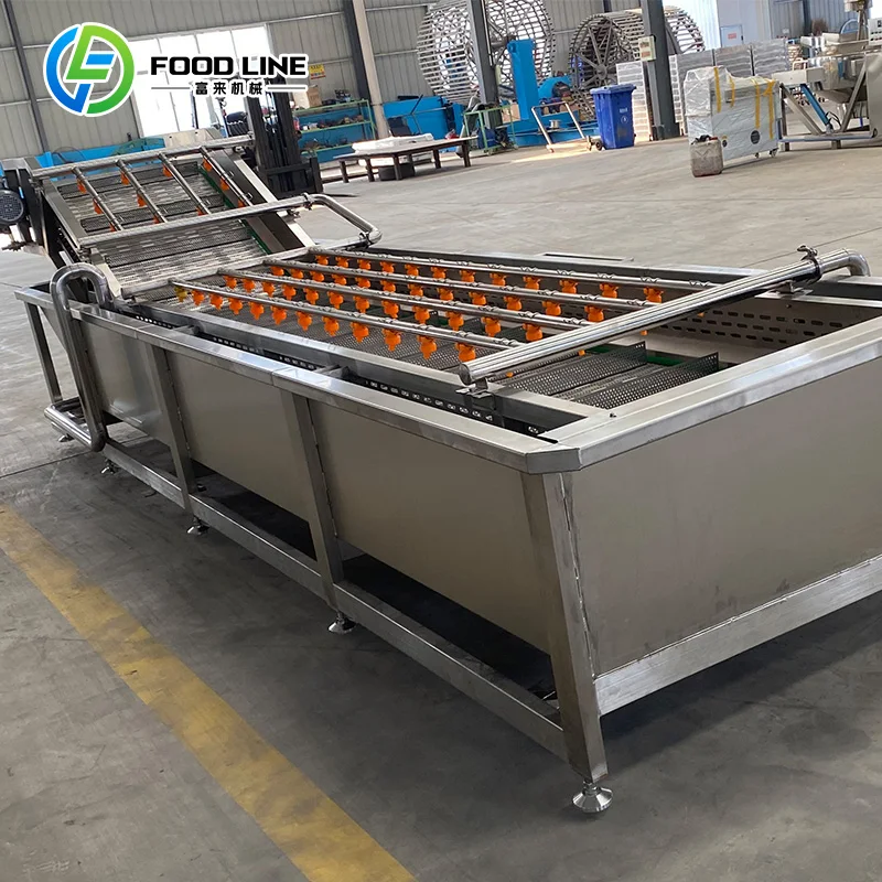 Bubble Automatic Washing Machine Fruits Industrial Fruit and Vegetable Washing Machines