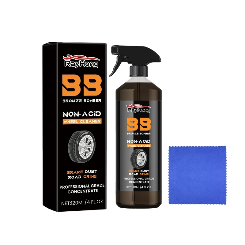 Professional Car Wheel Cleaner with Advanced Formula Removes Brake Dust and Grime from All Types of Quickly D7YA