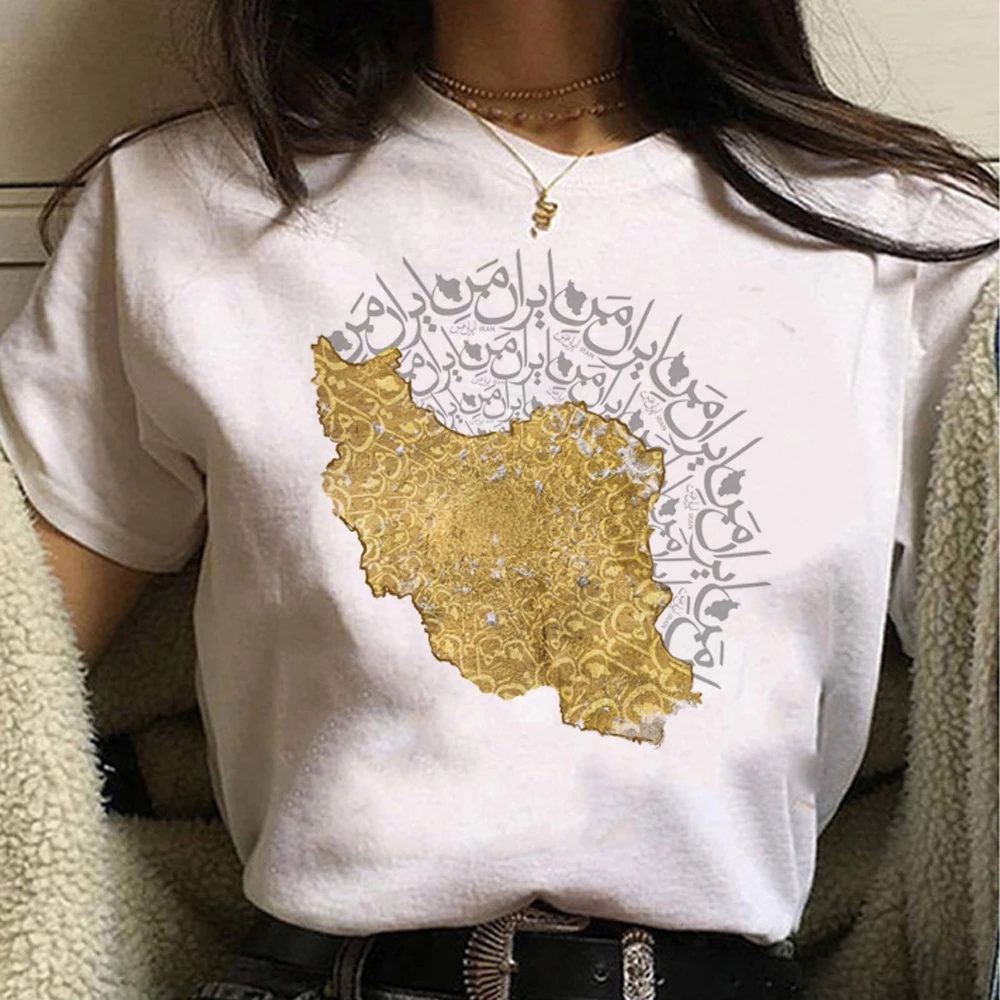 

Iran tshirt women harajuku tshirt female funny clothing