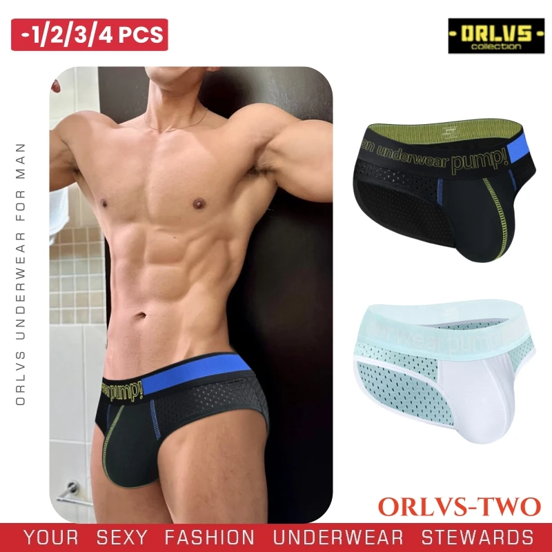 

1//2/3/4 PCS Sexy Mens Breathable Cotton Men's Underwear: Rainbow Stripes Gay Jockstrap & More, Stylish and Comfortable