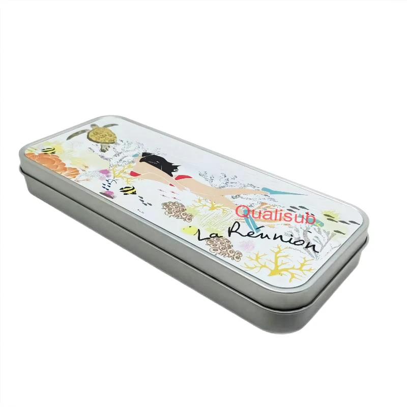 Imagem -03 - Metal Pencil Box para Presentes Faça Você Mesmo Sublimação em Branco Transferência Térmica Impressão Novo 10 Peças Lote