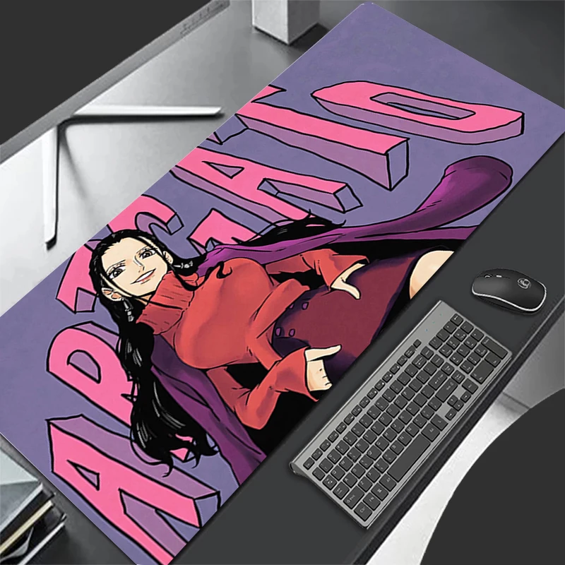 Mouse Pad XL one Piece Nico Robin Lockedge Large Gaming Accessories Computer Gamer Keyboard Mouse Mat Desk Mousepad For Csgo