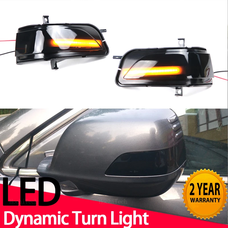 

Smoked LED Dynamic Turn Signal Light Side Mirror Flashing Light for Honda CRV CR-V 2007-2011 Crosstour 2011-2016