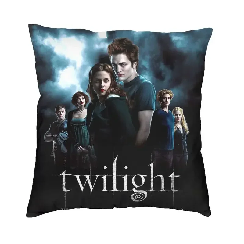 The Twilight Saga Edward Cullen Modern Pillow Cover Decoration Vampire Fantasy Film Car Cushion Case 3D Printing Sofa Cushions