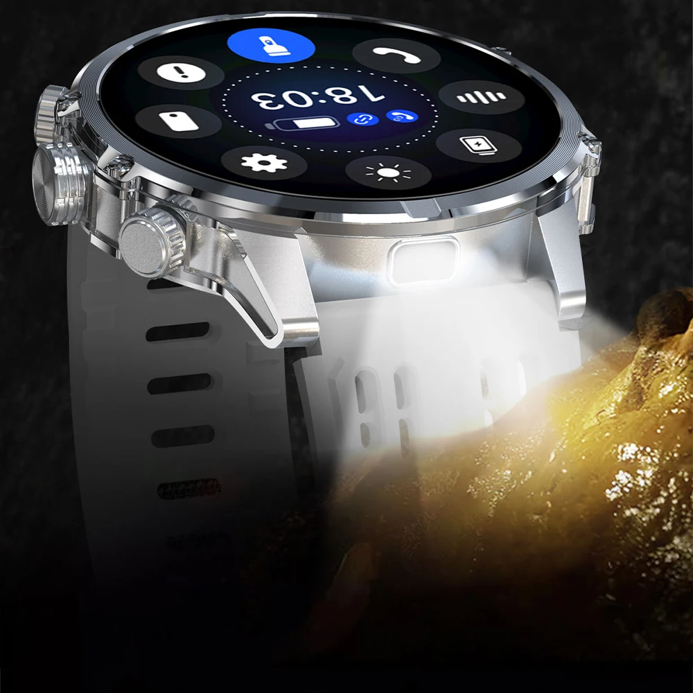 GEJIAN ساعة ذكية جديدة 1.75 بوصة 466*466 AMOLED شاشة تعمل باللمس مراقبة معدل ضربات القلب بلوتوث دعوة GPS Trajectory Smartwatches #5