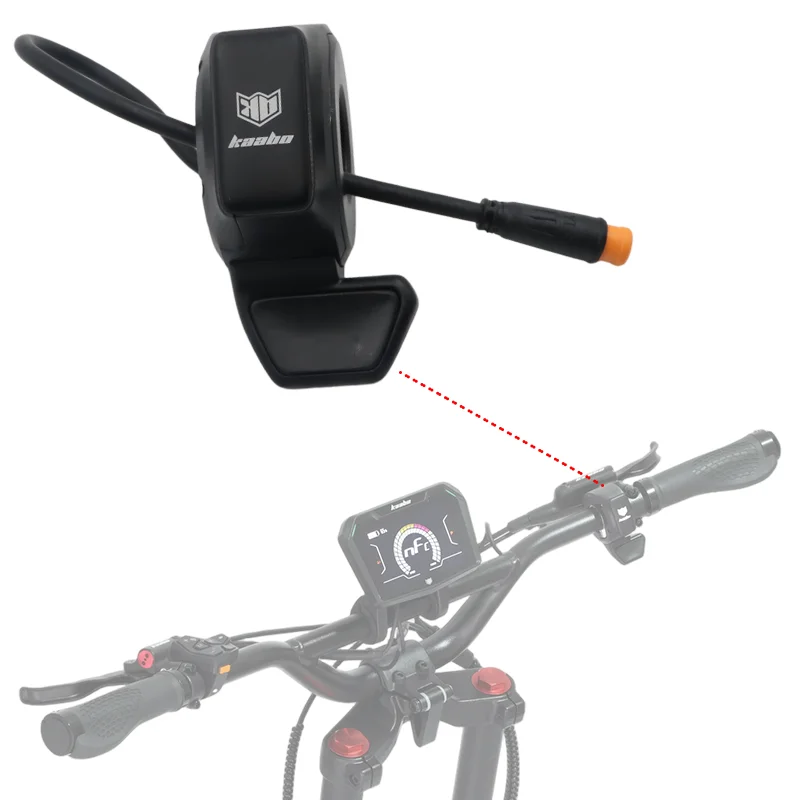 Original Switch Button with New Thumb Throttle Kit for Kaabo Mantis X/Mantis 10 V3 Wolf Series Electric Scooter Throttle Switch - view 5